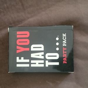 Card game "if i had to.."